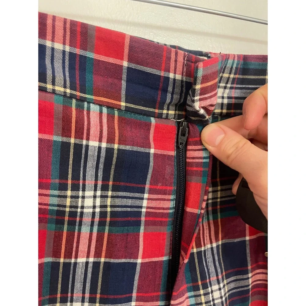 Vintage Orvis‎ Tartan Plaid Red Dress Pants Business Scottish Preppy Old Money